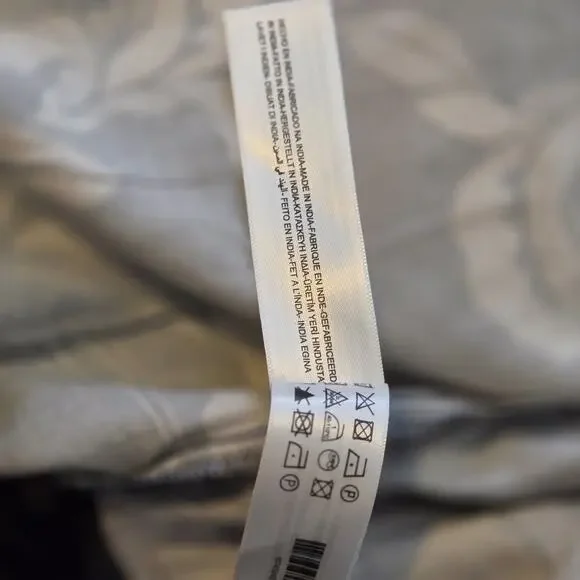 Porter & Ash Floral Bomber Jacket Black Tan Hibiscus FullZip Inner Pockets Large - Picture 14 of 14